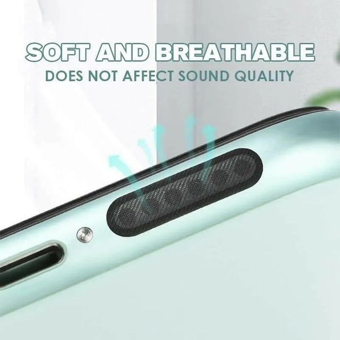 10 PCs (One Strip) Protect Mobile Phone Dustproof Net Stickers Speaker