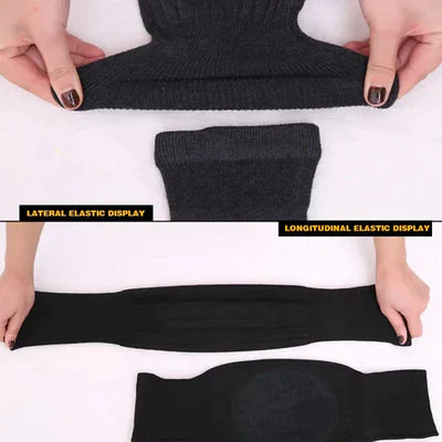 1 Pair Unisex Women Men’s Cashmere Wool Knee Brace Pads  (Random Color)