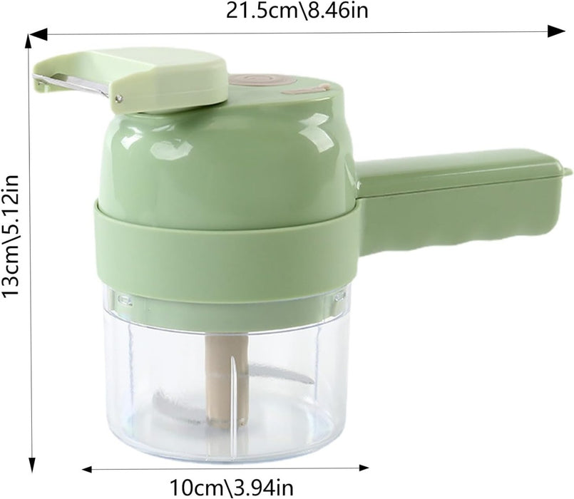 5 in 1 Handheld Hammer Electric Vegetable Cutter