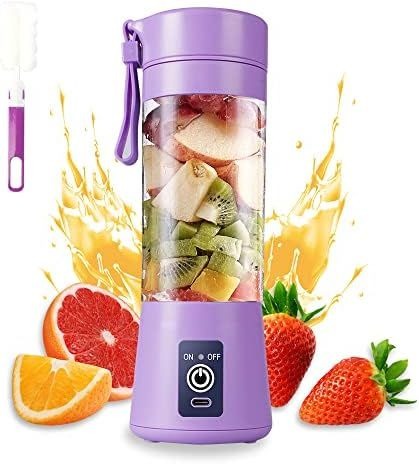 Rechargeable Portable Mini Juicer Blender [Random Color] With Box