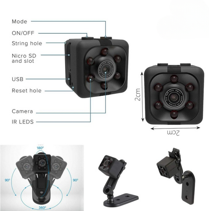 SQ6 Mini Spy Camera – HD