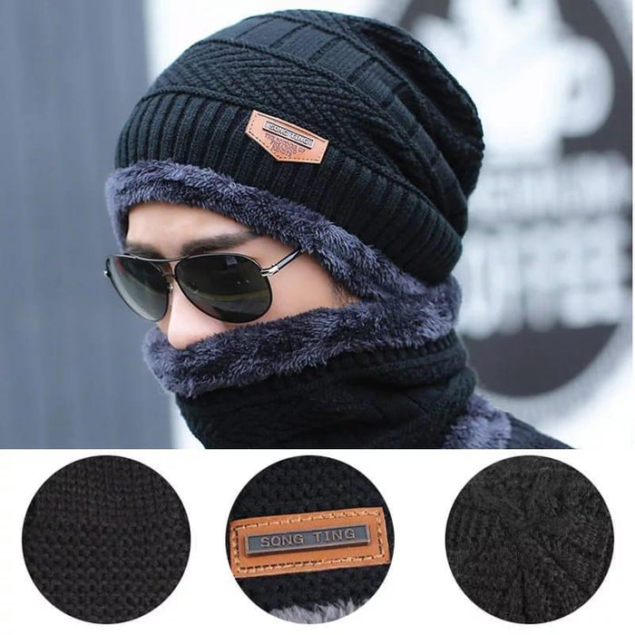 Muffler Cap With Neck Warmer 2in1 (Random Color)
