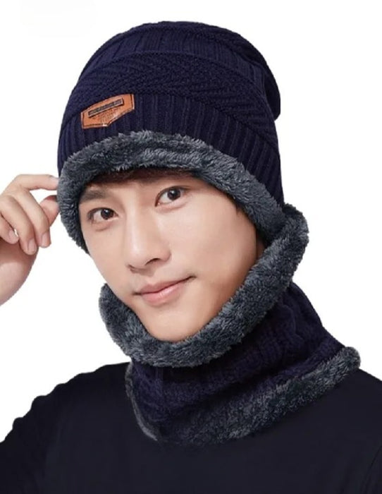 Muffler Cap With Neck Warmer 2in1 (Random Color)