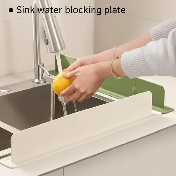 Silicone Sink Splash Guard Flexible Water Stopper for Kitchen(Random Color)