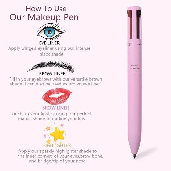 Eye Shadowliner Combination 4 In 1 Makeup